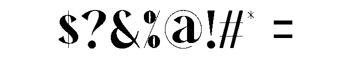 Rilken Font OTHER CHARS