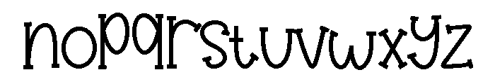 Rillwood Font LOWERCASE