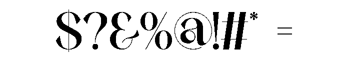 Rilvan Regular Font OTHER CHARS
