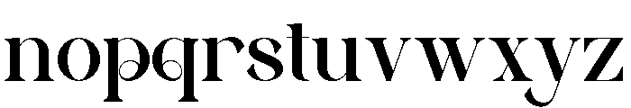 Rilvan Regular Font LOWERCASE