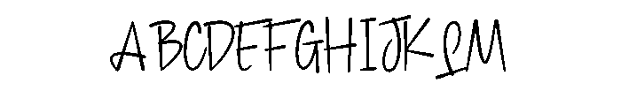 Rinda Birthday Font UPPERCASE