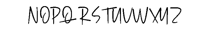 Rinda Birthday Font UPPERCASE