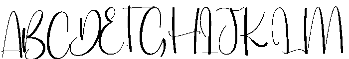 Ringlights Font UPPERCASE