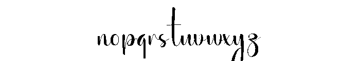 Ringlights Font LOWERCASE