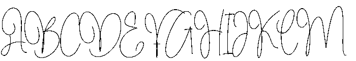Ringline Font UPPERCASE