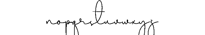 Ringline Font LOWERCASE