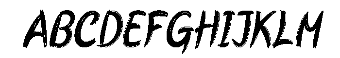 Ringo Italic Font UPPERCASE