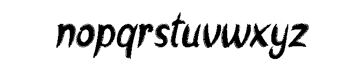 Ringo Italic Font LOWERCASE
