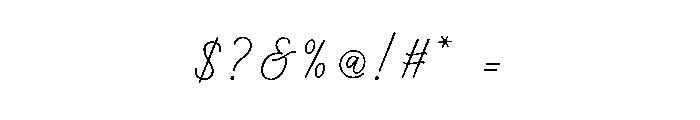 RingpinkScript Font OTHER CHARS