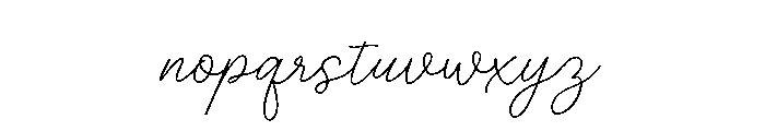 RingpinkScript Font LOWERCASE