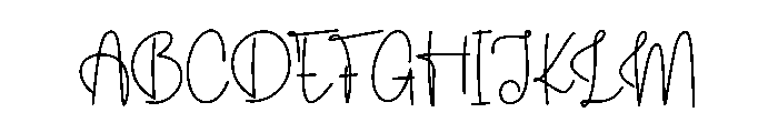 Ringtones Beautyfull Font UPPERCASE