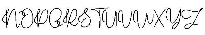 Ringtones Beautyfull Font UPPERCASE