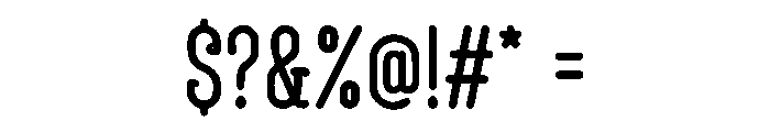 Rinkster Font OTHER CHARS