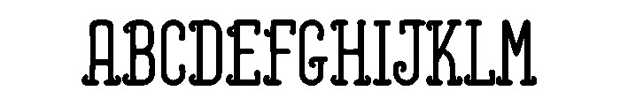 Rinkster Font UPPERCASE