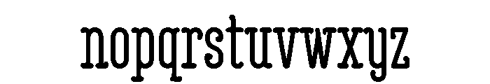 Rinkster Font LOWERCASE