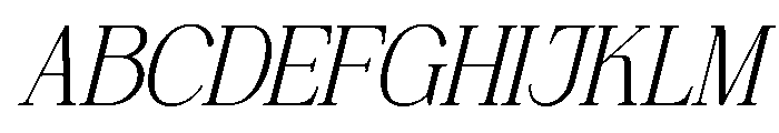 Rinovich Italic Font UPPERCASE
