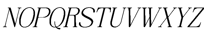 Rinovich Italic Font UPPERCASE
