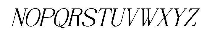 Rinovich Italic Font LOWERCASE
