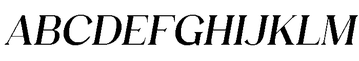 Rintik Italic Font UPPERCASE