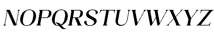 Rintik Italic Font UPPERCASE