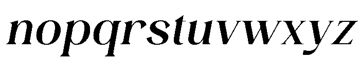 Rintik Italic Font LOWERCASE