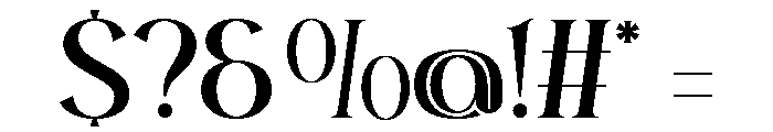 Rioland Regular Font OTHER CHARS