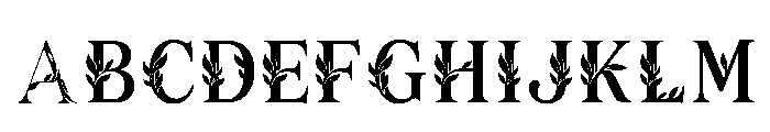 Rioni Regular Font UPPERCASE