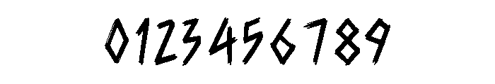 Riot Slash Font OTHER CHARS