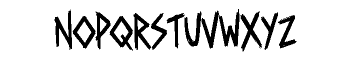 Riot Slash Font UPPERCASE