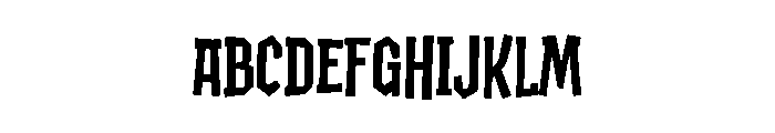 Riot block Regular Font UPPERCASE