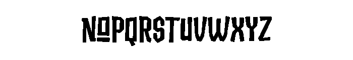 Riot block Regular Font LOWERCASE