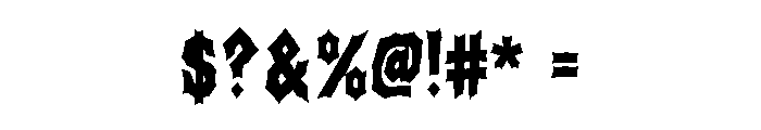 Riotblade Font OTHER CHARS