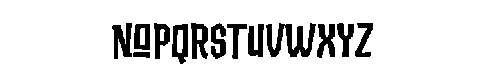 Riotblock-Regular Font LOWERCASE