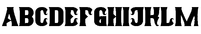 Rip Justice Font UPPERCASE