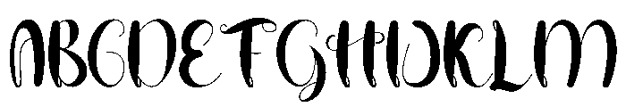 Rising Happy Font UPPERCASE