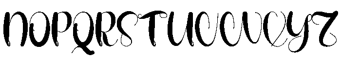 Rising Happy Font UPPERCASE