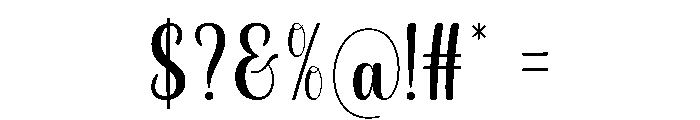 Rissta Font OTHER CHARS