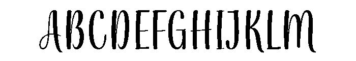 Rissta Font UPPERCASE