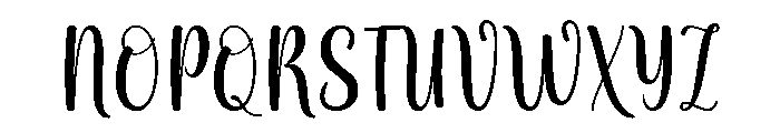 Rissta Font UPPERCASE