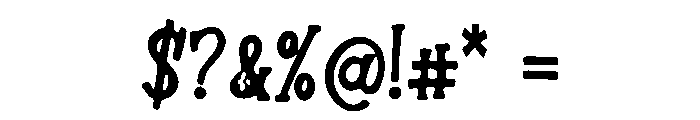 Ritual_Residue Font OTHER CHARS