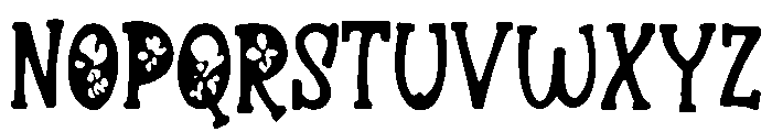 Ritual_Residue Font UPPERCASE