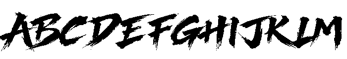 Ritual Strike Font UPPERCASE