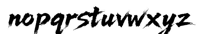 Ritual Strike Font LOWERCASE