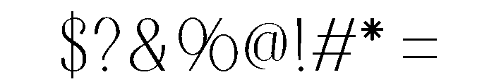 Riuh Regular Font OTHER CHARS
