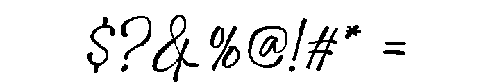 Rivelle Script Font OTHER CHARS