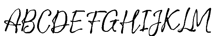 Rivelle Script Font UPPERCASE