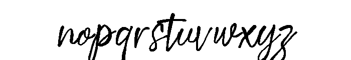 Rivelle Script Font LOWERCASE