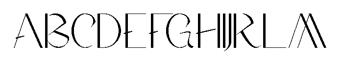 River Paradise Font UPPERCASE