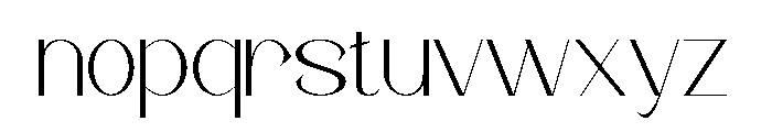 River Paradise Font LOWERCASE