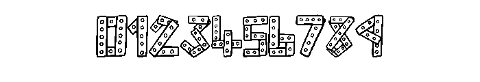 Rivet Construction By S Regular Font OTHER CHARS